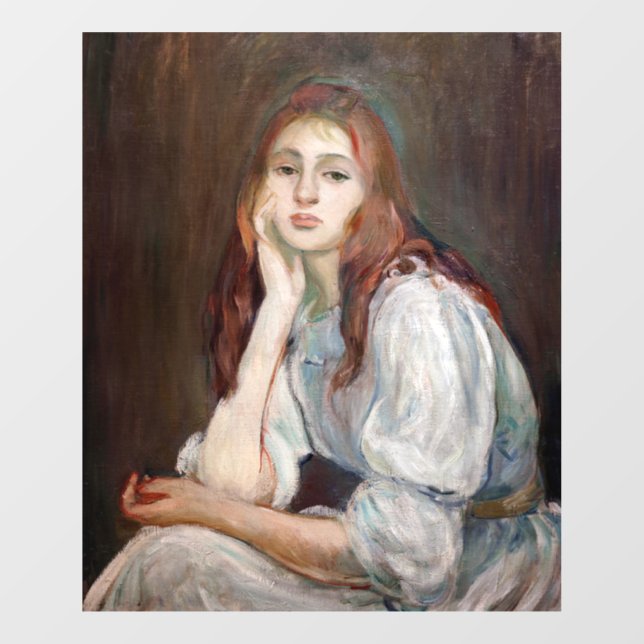 Vinilos Para Cristales Berthe Morisot - Julie Daydreaming (Hoja)