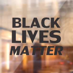Vinilos Para Cristales Black Lives Matter Black