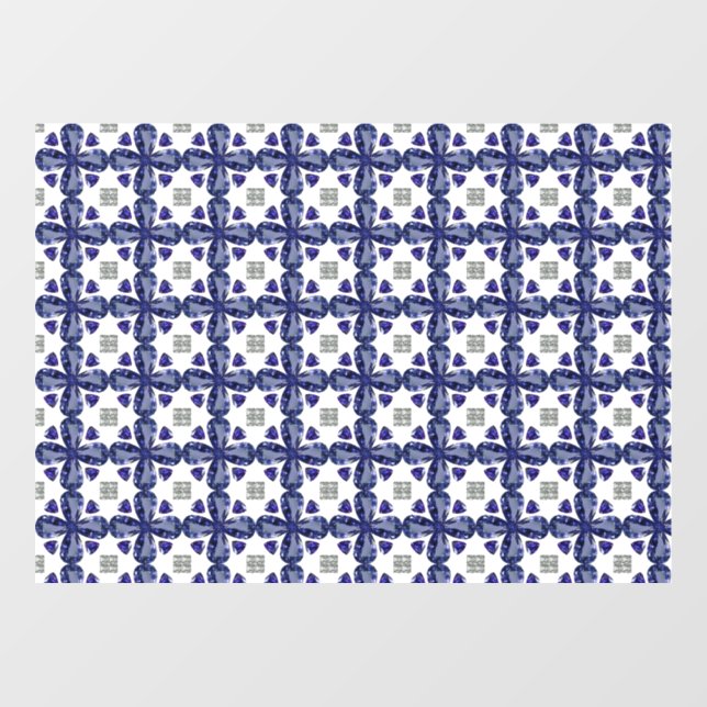 Vinilos Para Cristales Blue Clover (Hoja)