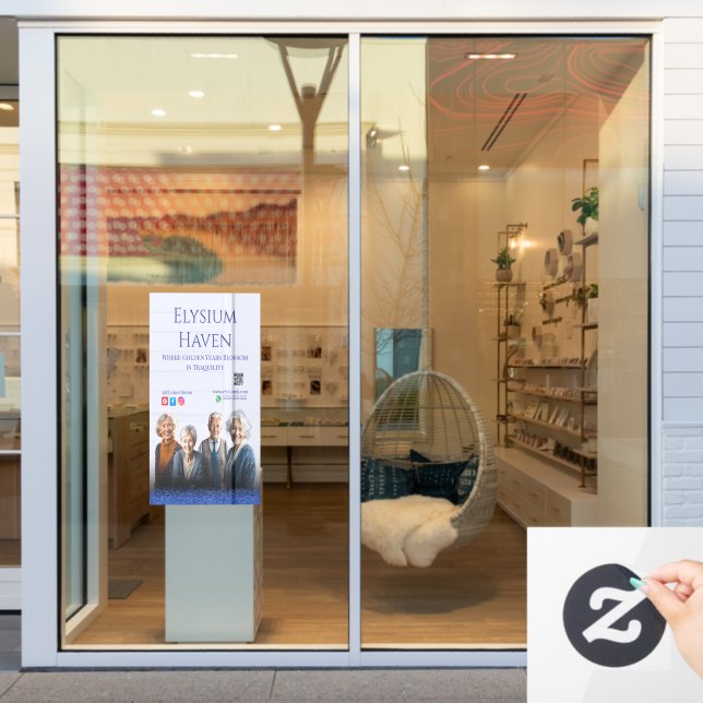 Vinilos Para Cristales Blue Glitter Seniors Care Homes Peace Love Family (Ventana de la tienda)