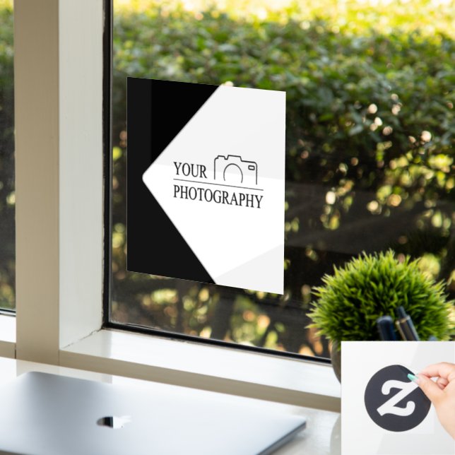 Vinilos Para Cristales Boda elegante añade fotografía personalizada (Oficina)