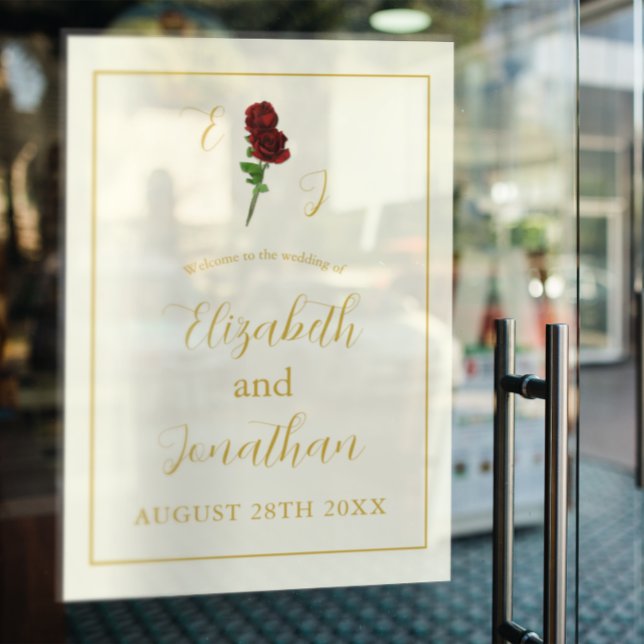 Vinilos Para Cristales Boda Rosa de Ivory Gold (Subido por el creador)