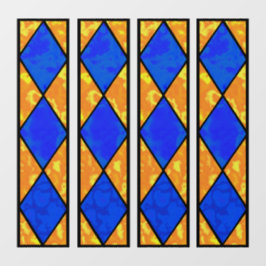 Vinilos Para Cristales Bordes de ventana con efecto de "vidrio emplomado"