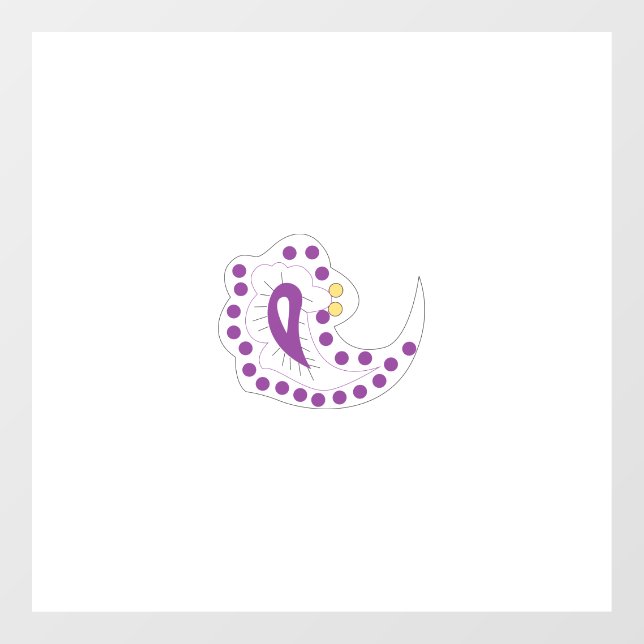 Vinilos Para Cristales Bransoletka z serduszkiem Style, Light Eggplant (Hoja)