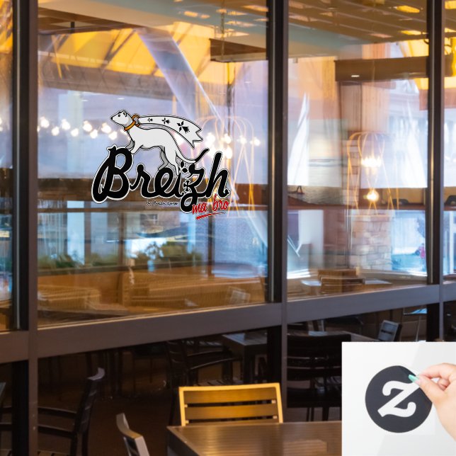 Vinilos Para Cristales Breizh ma bro (ventana del restaurante)