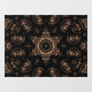Vinilos Para Cristales Bronce Age Mandala