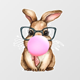 Vinilos Para Cristales Bubblegum Bunny