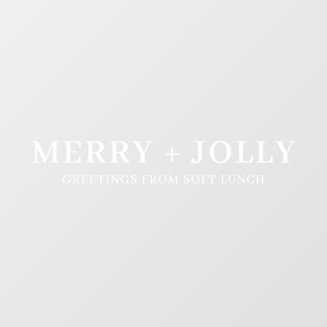 Vinilos Para Cristales Business Christmas Merry and Bright Modern Window  (Hoja)