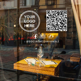 Vinilos Para Cristales Business Logo Social Media Create Your QR Code