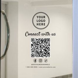 Vinilos Para Cristales Business Logo Social Media Create Your QR Code