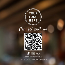 Vinilos Para Cristales Business Logo Social Media Create Your QR Code