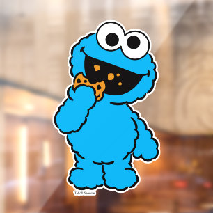 Vinilos Para Cristales C es para Cookie Monster