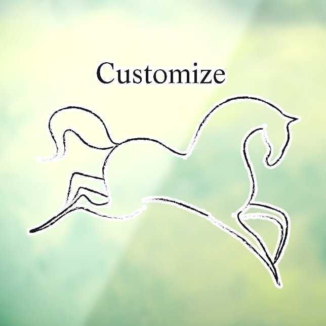 Vinilos Para Cristales Caballo salvaje Thunder_Cove (Hoja 3)