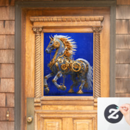 Vinilos Para Cristales Caballo Steampunk