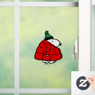 Vinilos Para Cristales Cacahuetes Chaqueta Snoopy Red Puffer