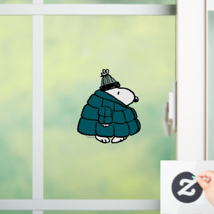 Vinilos Para Cristales Cacahuetes Chaqueta Snoopy Winter Puffer