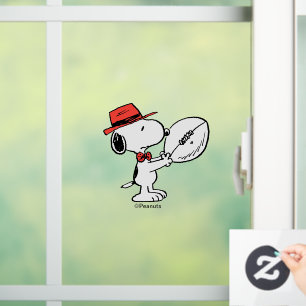 Vinilos Para Cristales Cacahuetes Entrenador de Snoopy Football
