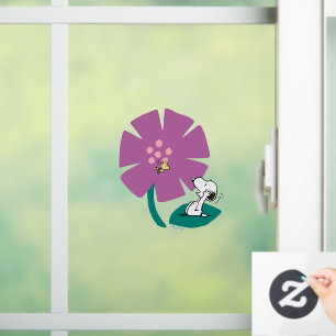 Vinilos Para Cristales Cacahuetes Ilustración de la naturaleza Flor mor
