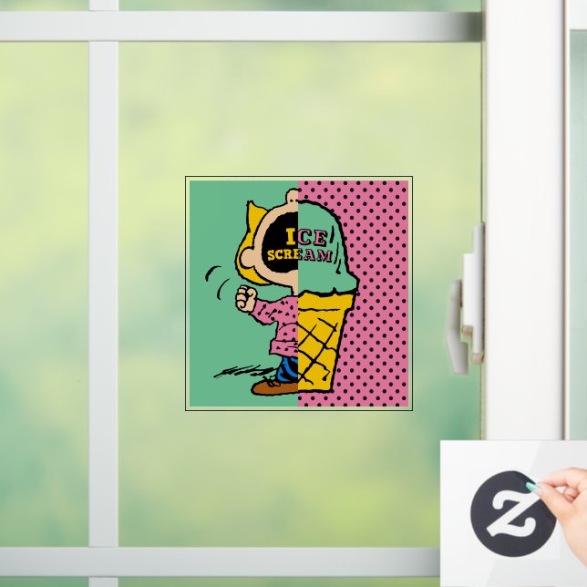 Vinilos Para Cristales Cacahuetes | Media y media del Helado Sally (Hogar)