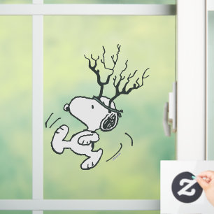 Vinilos Para Cristales Cacahuetes   Renos Snoopy