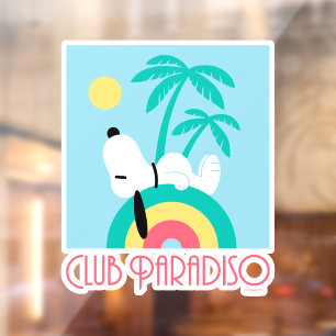 Vinilos Para Cristales Cacahuetes Snoopy Deco Dreams Club Paradiso