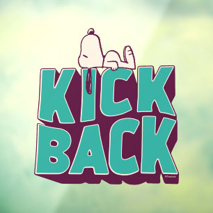 Vinilos Para Cristales Cacahuetes Snoopy Kickback