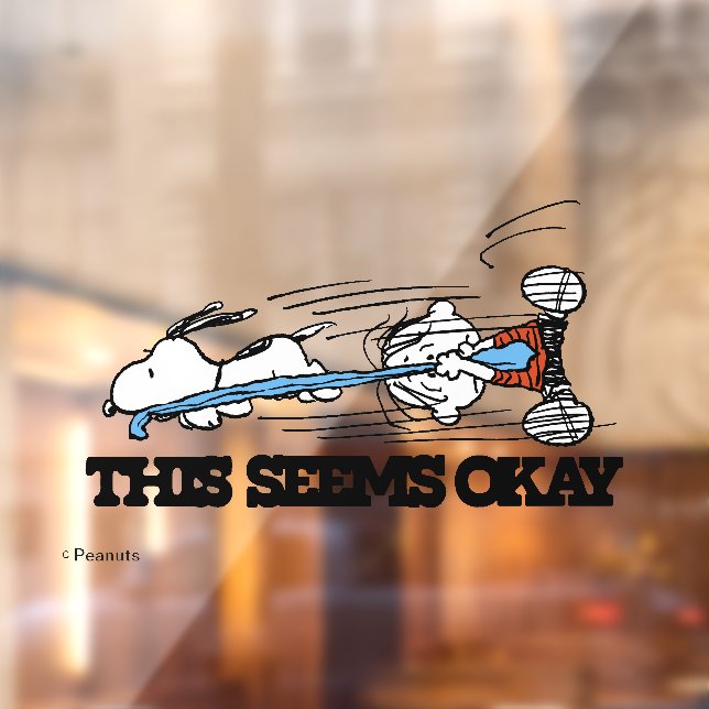 Vinilos Para Cristales Cacahuetes | Snoopy & Linus (Hoja 2)