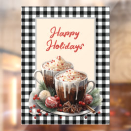 Vinilos Para Cristales Cacao de Navidad Personalizable