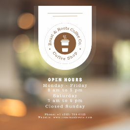 Vinilos Para Cristales Café profesional moderno