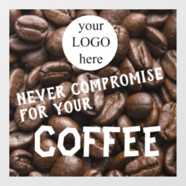 Vinilos Para Cristales Cafe Promotional Quote