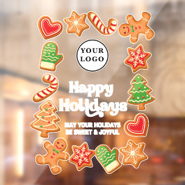 Vinilos Para Cristales Cafe Restaurant Bakery Navidades 