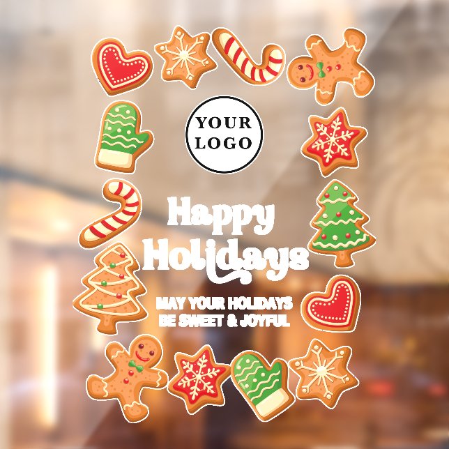 Vinilos Para Cristales Cafe Restaurant Bakery Navidades  (Hoja 2)