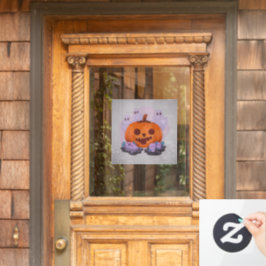 Vinilos Para Cristales Calabaza de Halloween