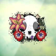 Calavera de gato Doom and Bloom