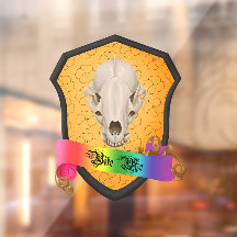 Calavera de tejón mordisco de arcoíris