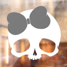Calavera personalizable con lazo