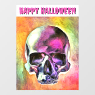 Vinilos Para Cristales Calavera pintada. Personalizada
