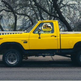 Vinilos Para Cristales Camión de construcción genérica para personalizare