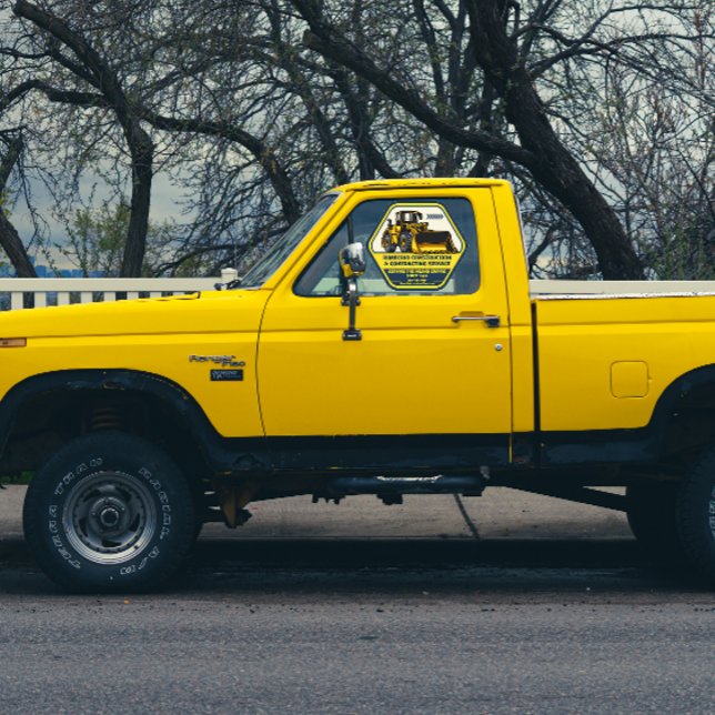 Vinilos Para Cristales Camión de construcción genérica para personalizare (Subido por el creador)