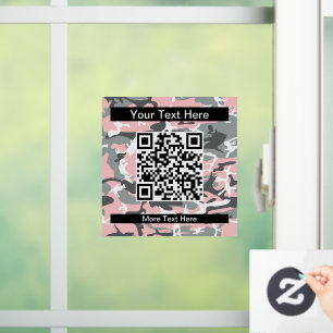 Vinilos Para Cristales Camo rosa y gris, Camuflaje, Militar, Ejército