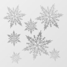 Campanas de plata Copos de nieve