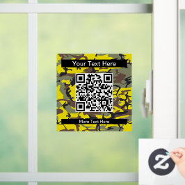 Vinilos Para Cristales Camuflaje amarillo y marrón, ejército