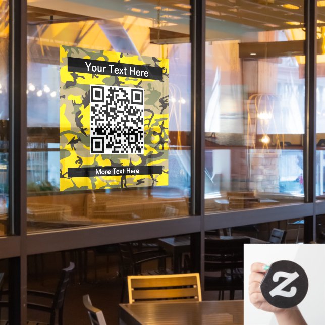 Vinilos Para Cristales Camuflaje amarillo y verde, ejército, ejército (ventana del restaurante)