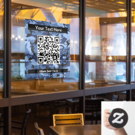 Vinilos Para Cristales Camuflaje azul de la marina, ejército, ejército