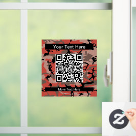 Vinilos Para Cristales Camuflaje rojo y marrón, militar, ejército