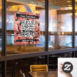 Vinilos Para Cristales Camuflaje rojo y marrón, militar, ejército