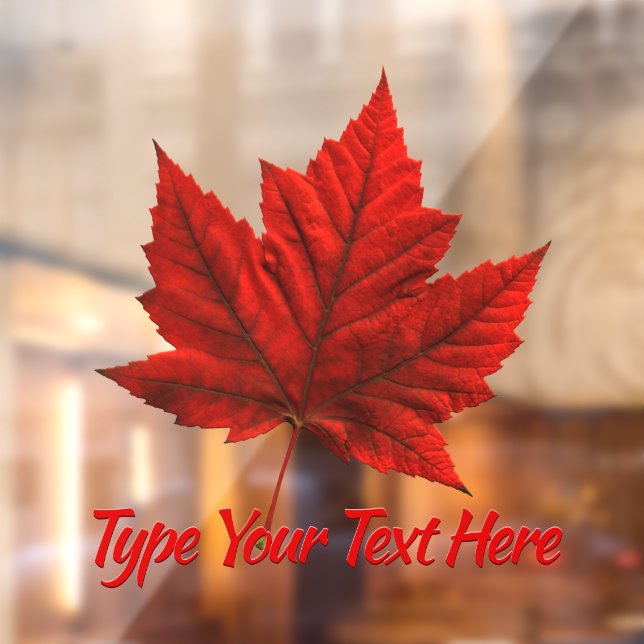 Vinilos Para Cristales Canada Decal Canada Maple Leaf Window Decal (Hoja 2)