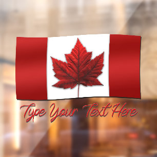 Vinilos Para Cristales Canadiense Bandera Decoler Canada Maple Leaf Windo