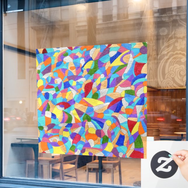 Vinilos Para Cristales Canas en la playa (Ventana de cafetería)