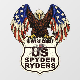 Vinilos Para Cristales Capítulo de la Costa Oeste de Florida - Logotipo d
